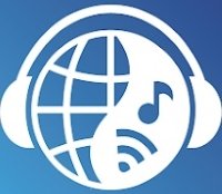 RadioDroid blue planet logo